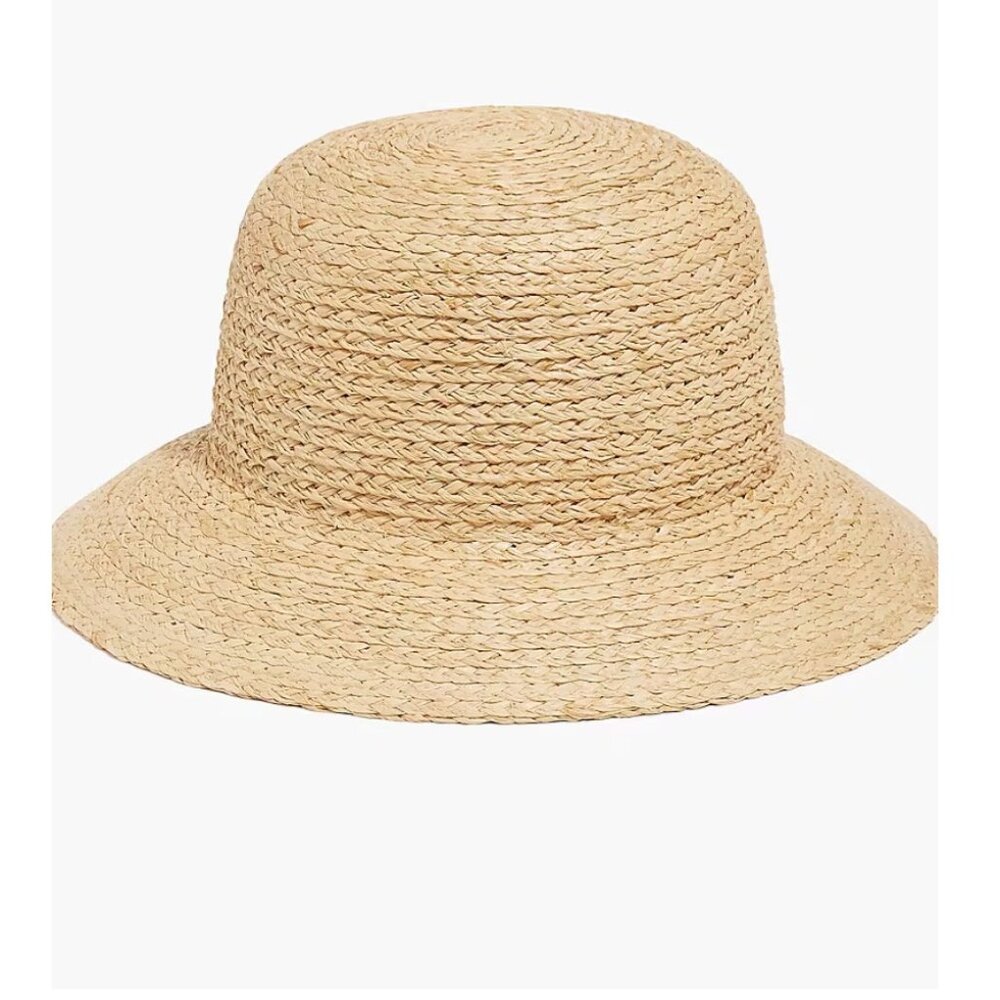 J.Crew Womens Straw Bucket Hat Size M/L BO918